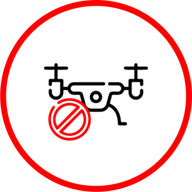Prohibido volar drones